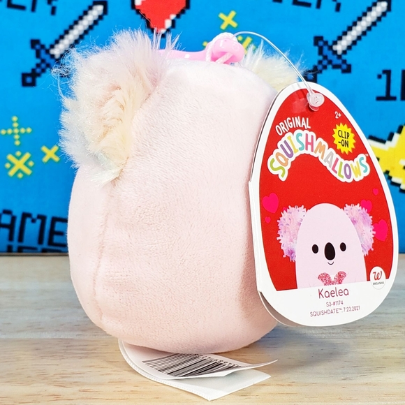 Squishmallow Kaelea the Koala 3.5" Clip UltraSoft Stuffed Valentine's Day Plush - Picture 5 of 12